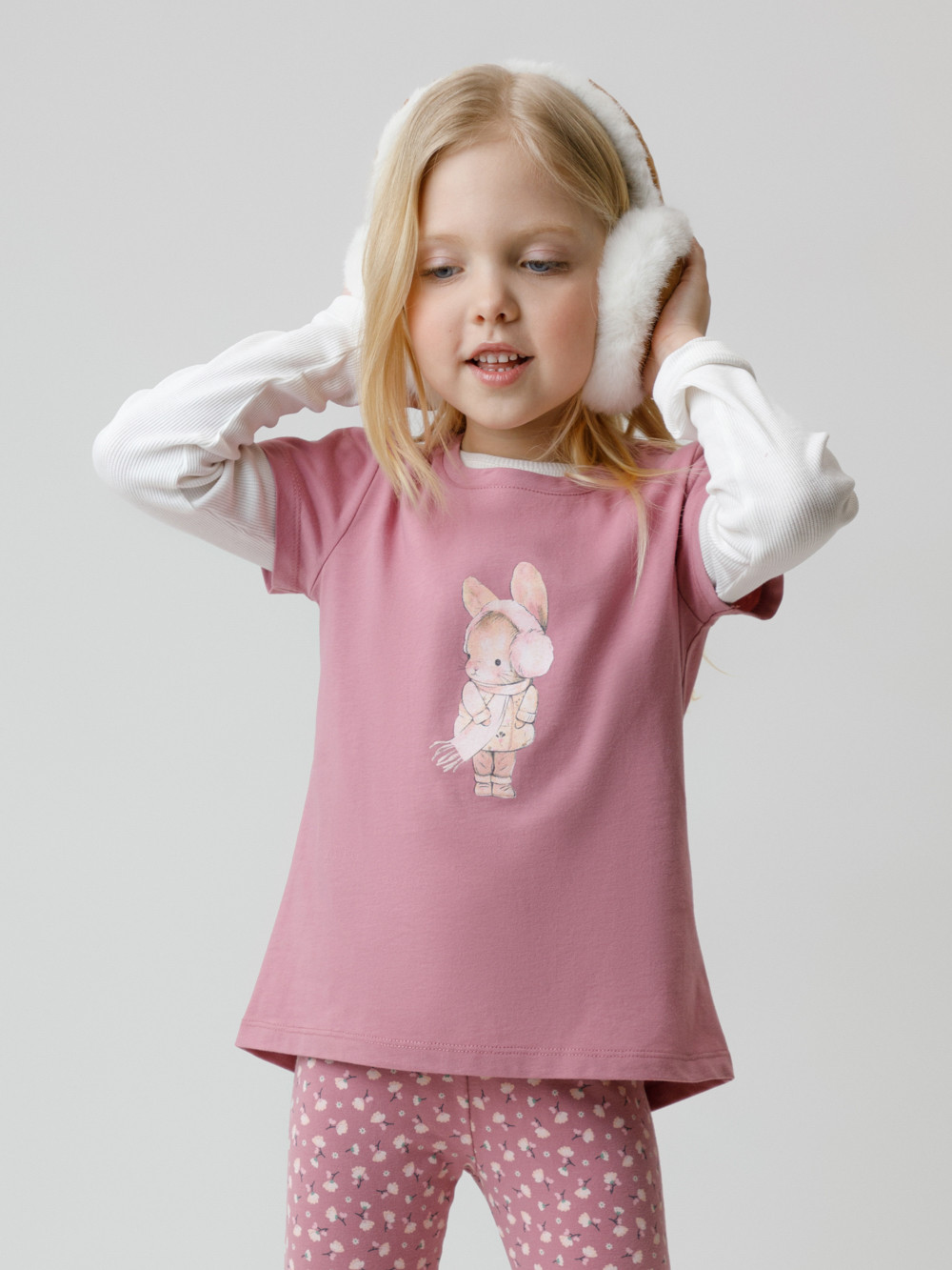 Футболка для девочки, артикул: КР 302875, цвет: розовый