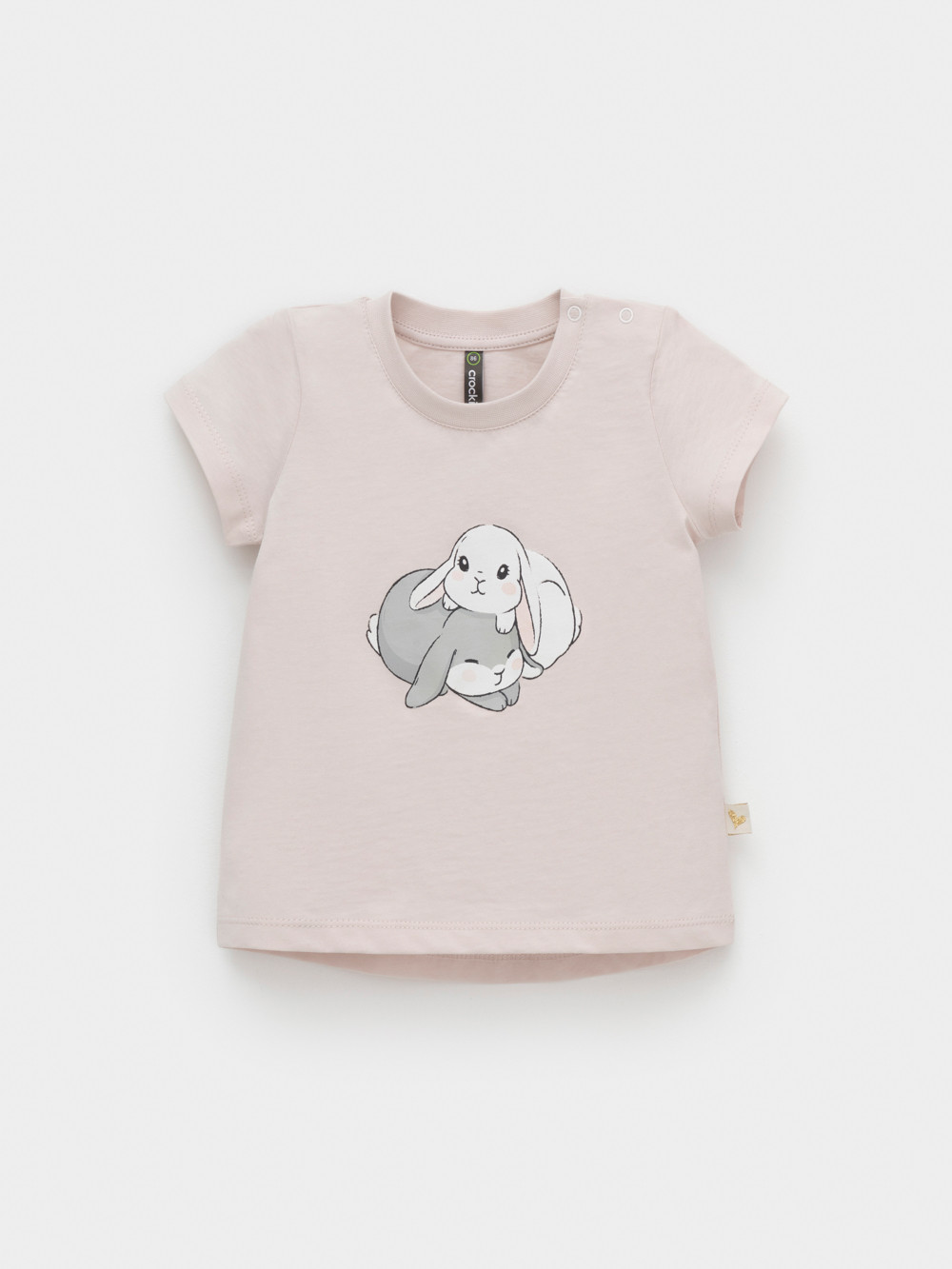 Футболка для девочки, артикул: КР 302860, цвет: бежевый