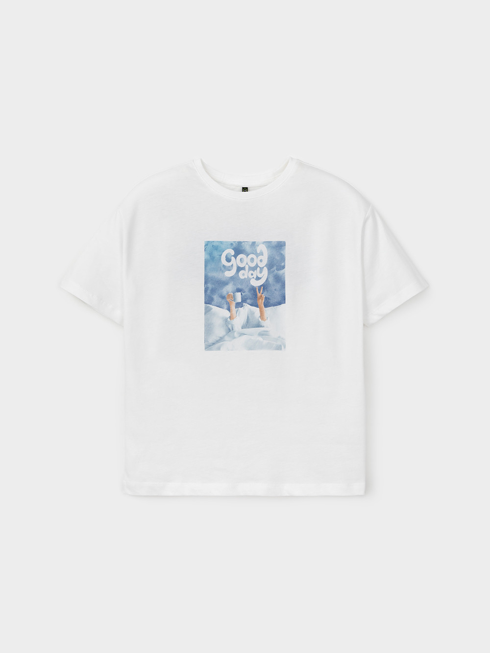 Футболка для девочки, артикул: КР 302887, цвет: сахар, фото 2