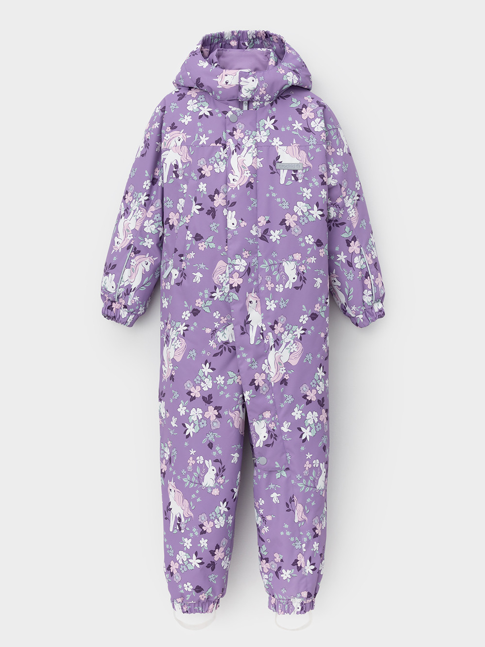 Комбинезоны утепленные для девочки, артикул: ВК 60069/н/5 УЗГ, цвет: фиолетовый, фото 2