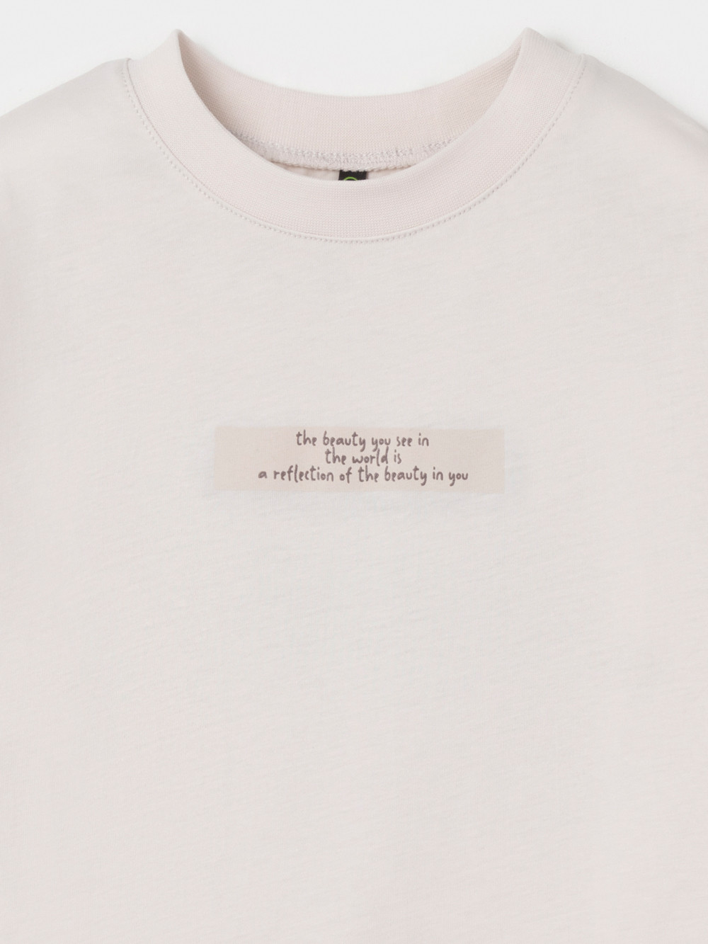 Футболка для девочки, артикул: МП 303090, цвет: бежевый, фото 2