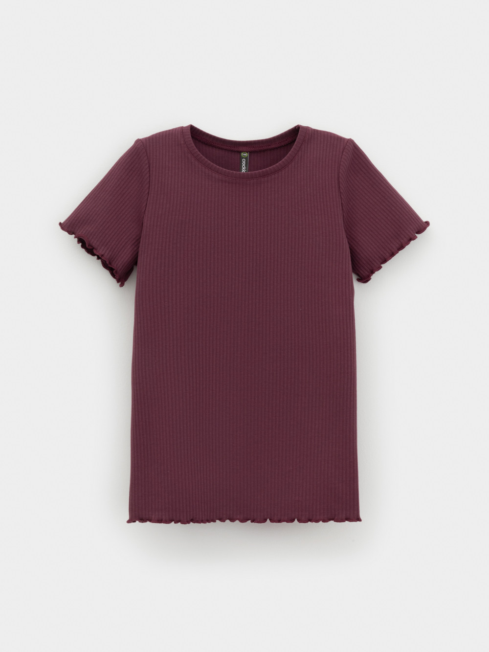 Футболка для девочки, артикул: КР 302868, цвет: бордовый, фото 2