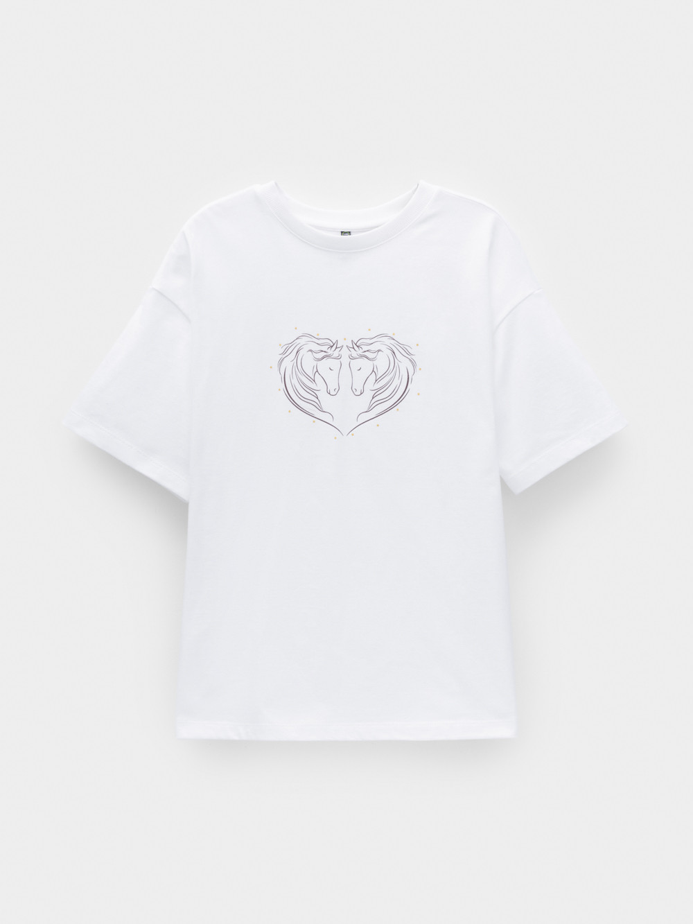 Футболка для девочки, артикул: КР 302819, цвет: сахар, фото 2