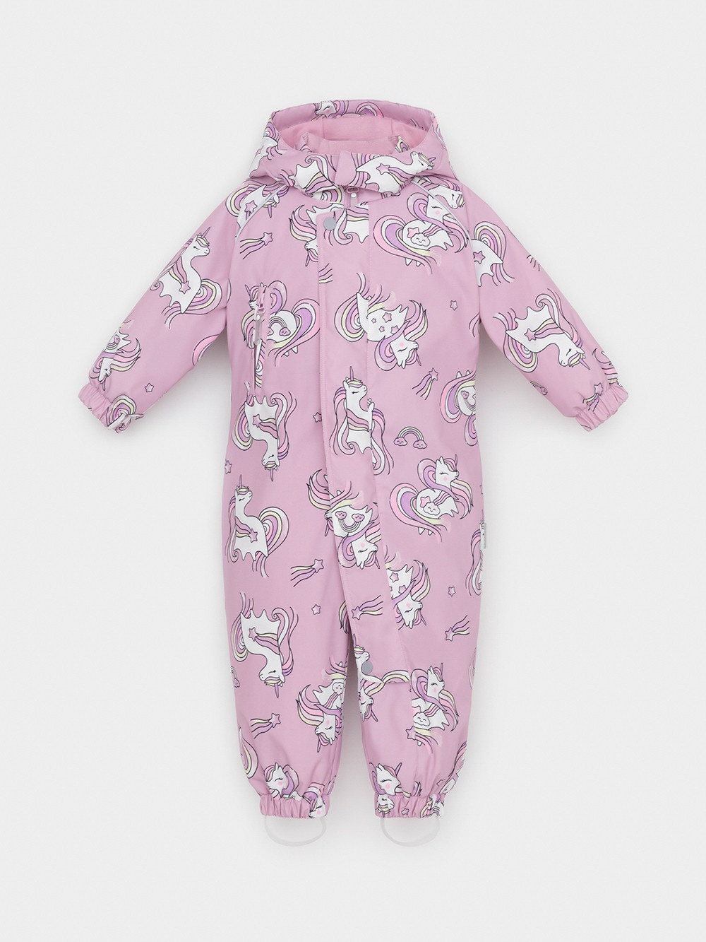 Комбинезоны утепленные для девочки, артикул: ВК 60085/н/52 Ал, цвет: розовый, фото 2