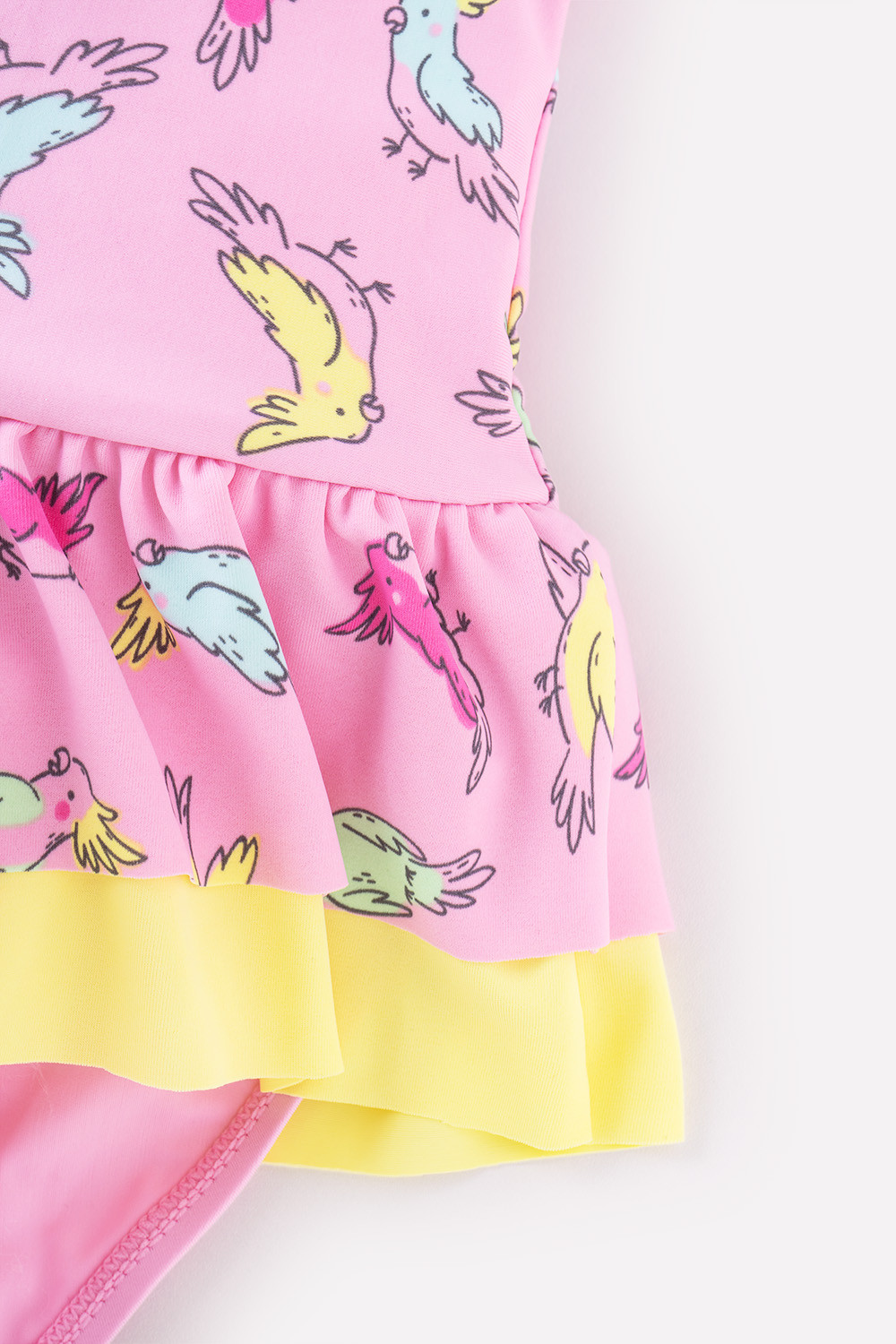 Купальник для девочки, артикул: ТК 16003/9н ХФ, цвет: розовый, фото 2