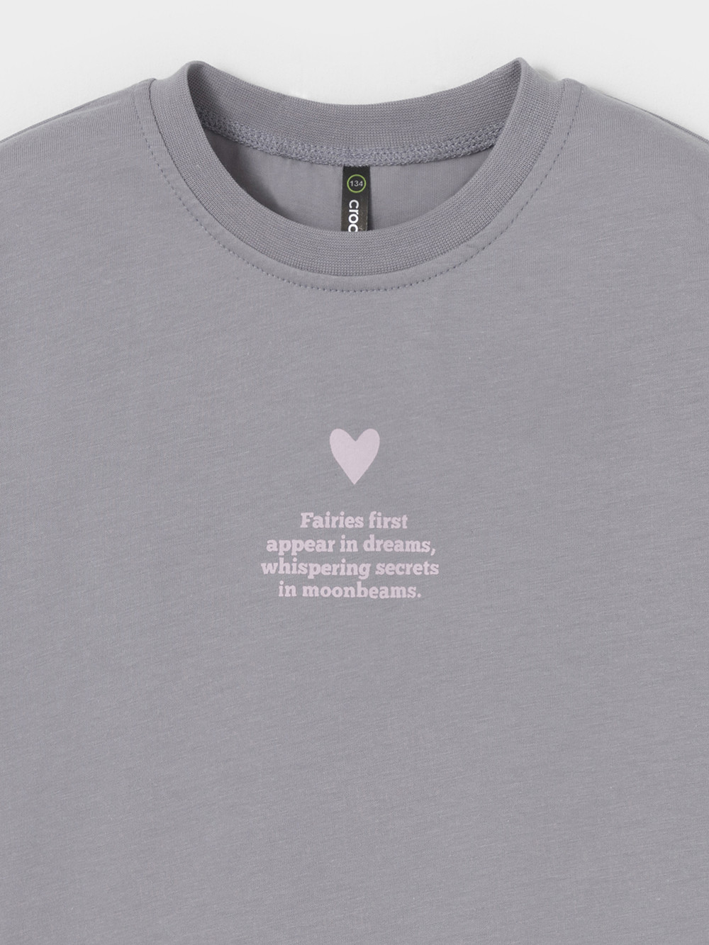 Футболка для девочки, артикул: МП 303071, цвет: серый, фото 2