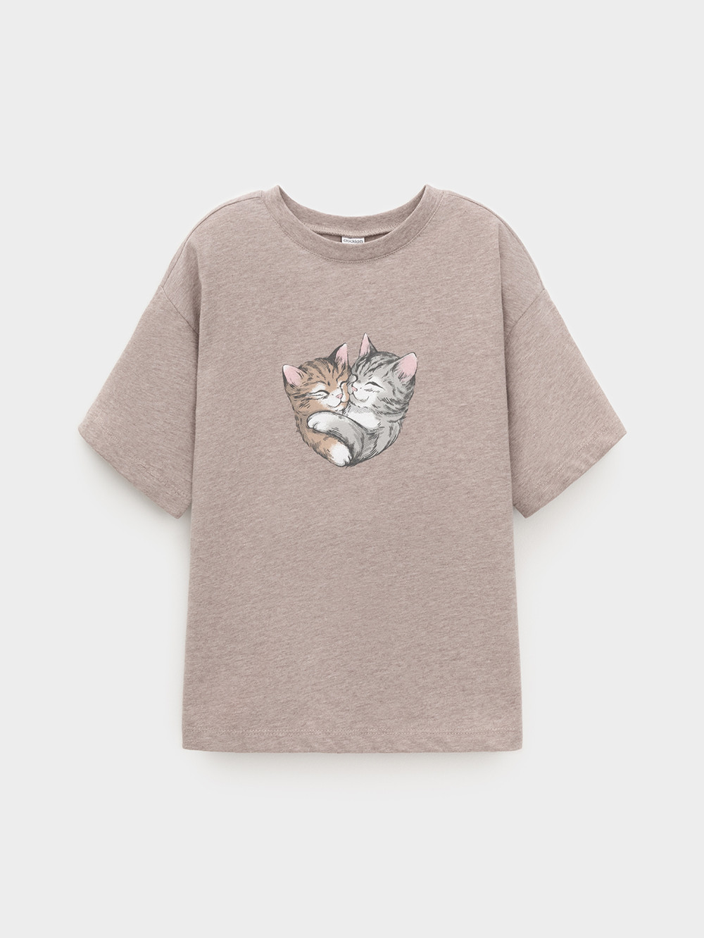 Футболка для девочки, артикул: КР 302809, цвет: кофейный, фото 2