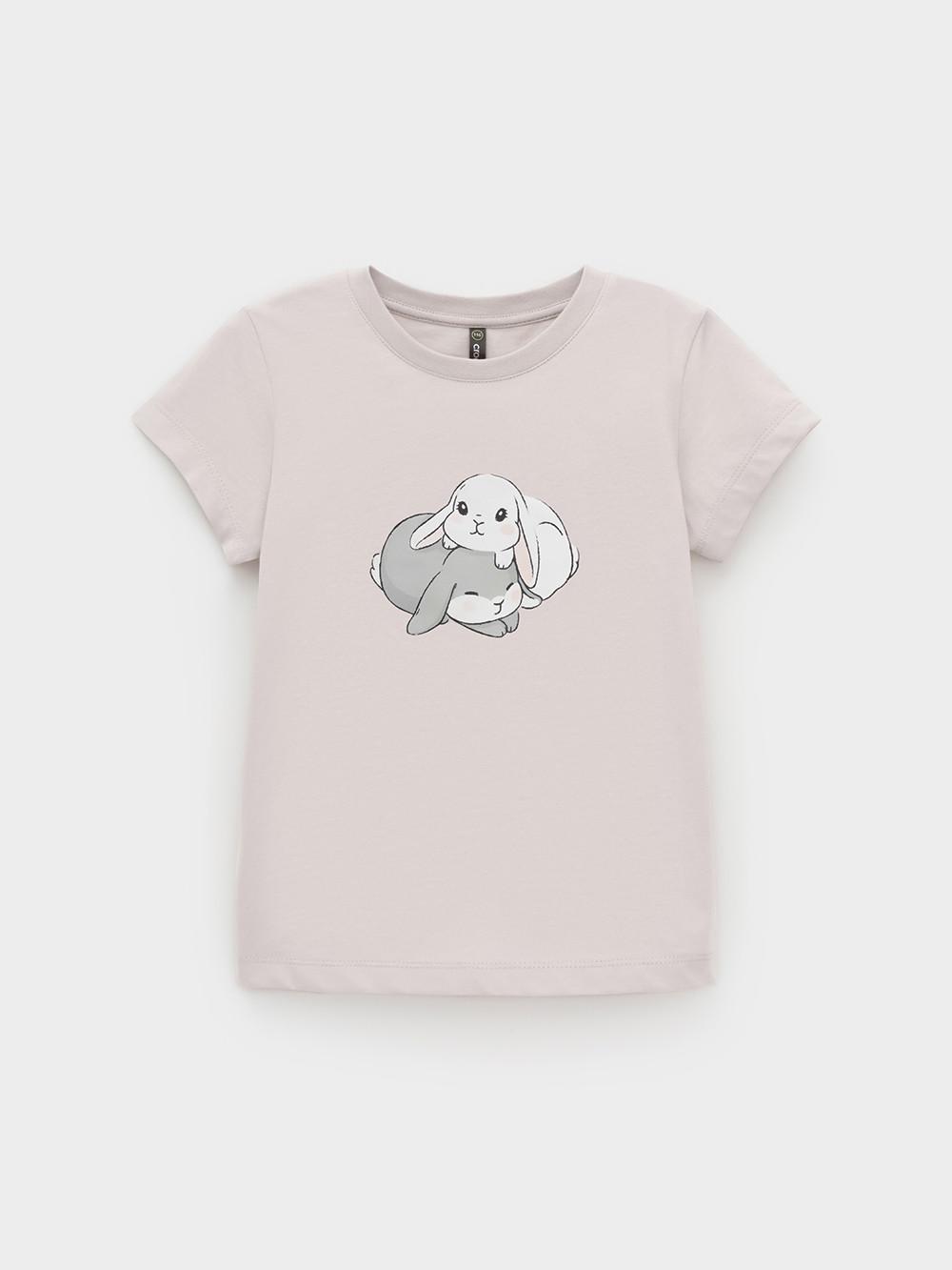 Футболка для девочки, артикул: КР 302865, цвет: бежевый, фото 2