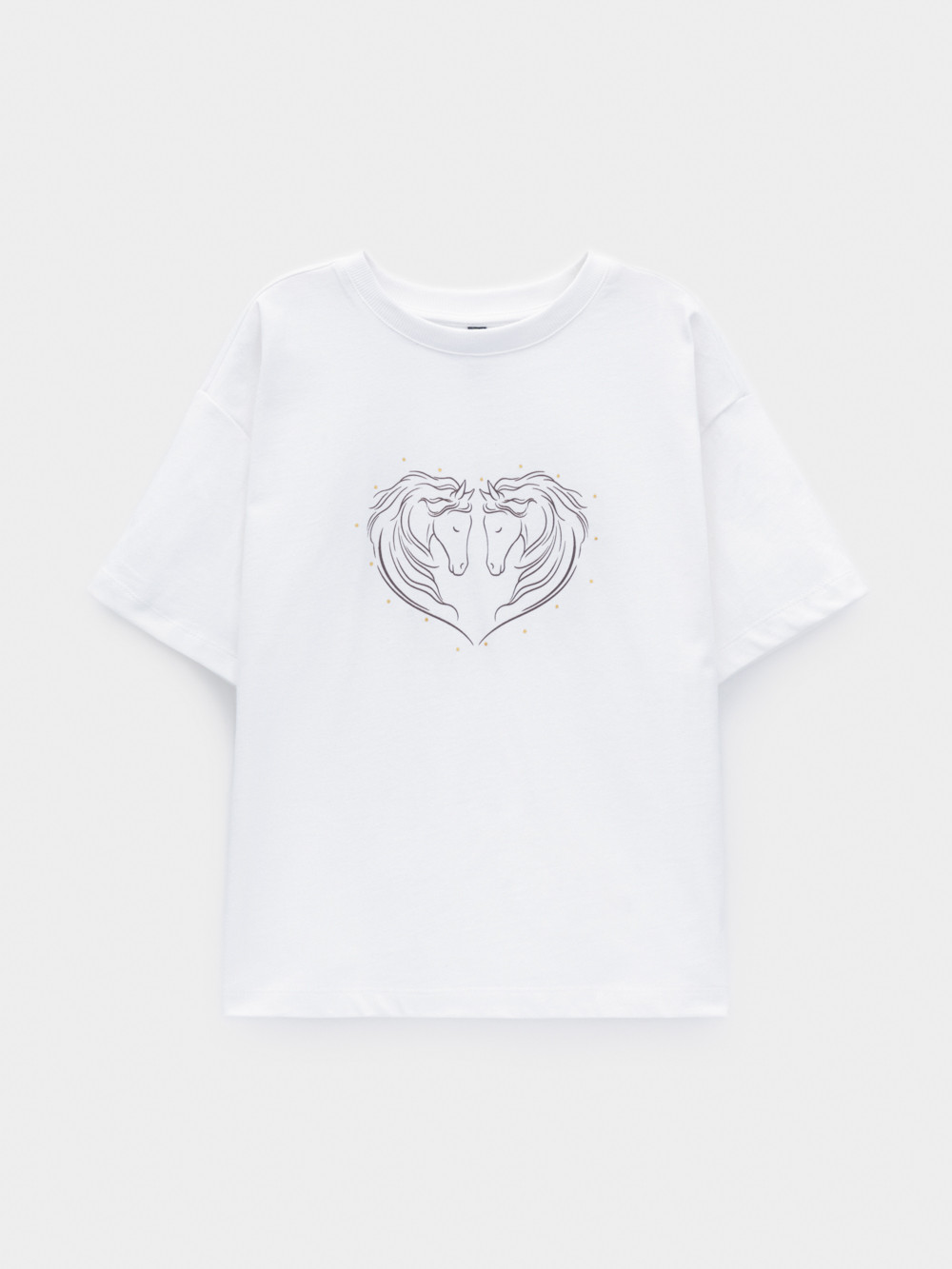 Футболка для девочки, артикул: КР 302819, цвет: сахар, фото 2