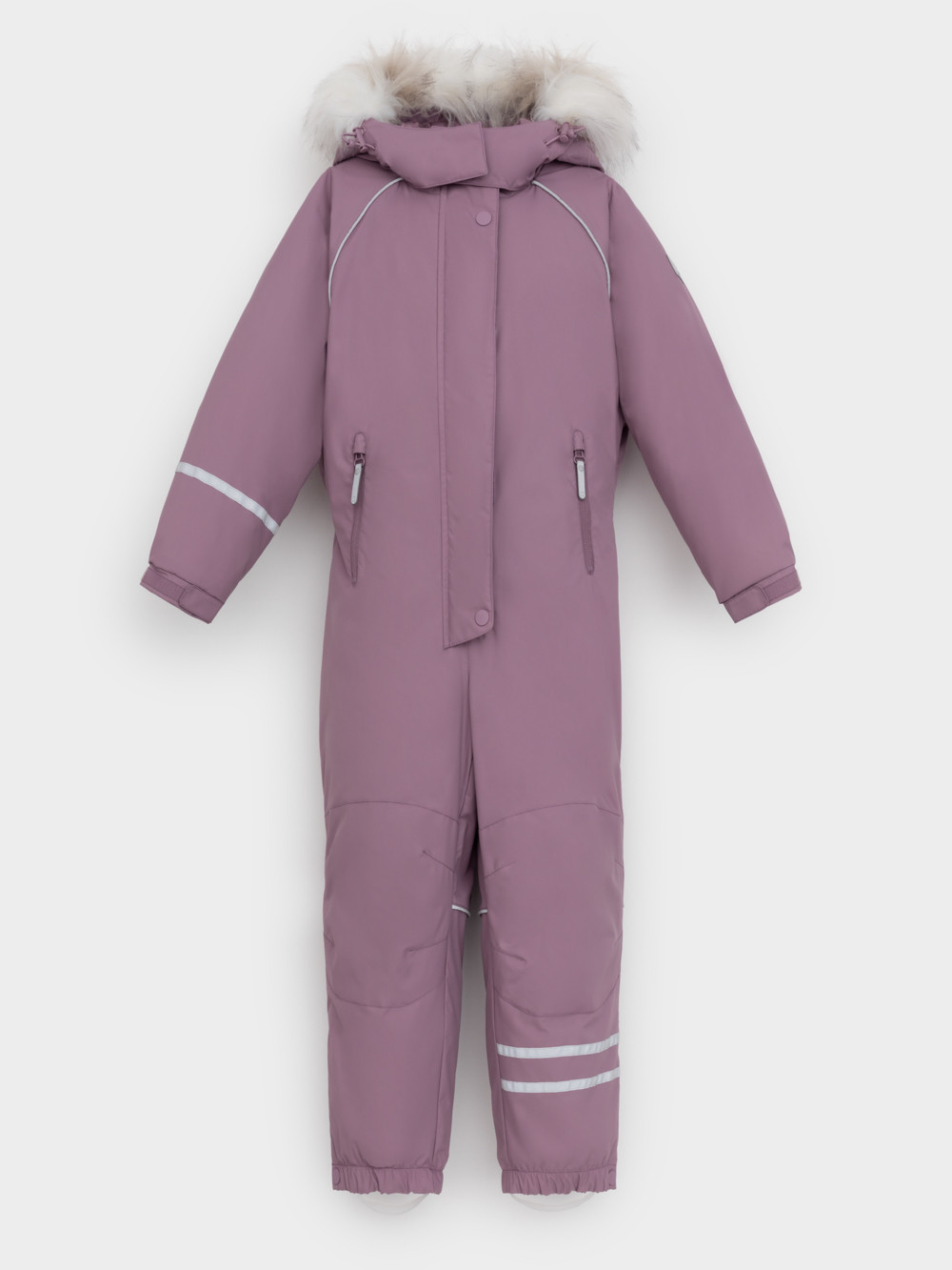 Комбинезоны утепленные для девочки, артикул: ВК 60102/10 ГР (98-122), цвет: бордовый, фото 2