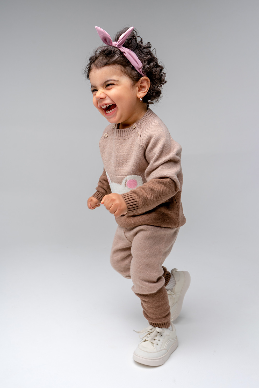 Комплект для девочки, артикул: К 863/ш, цвет: бежевый, фото 3