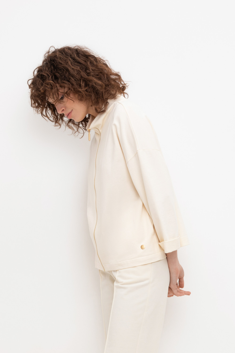 Жакеты, куртки женские для мам, артикул: ЕВТ 3183, цвет: светло-бежевый, фото 3