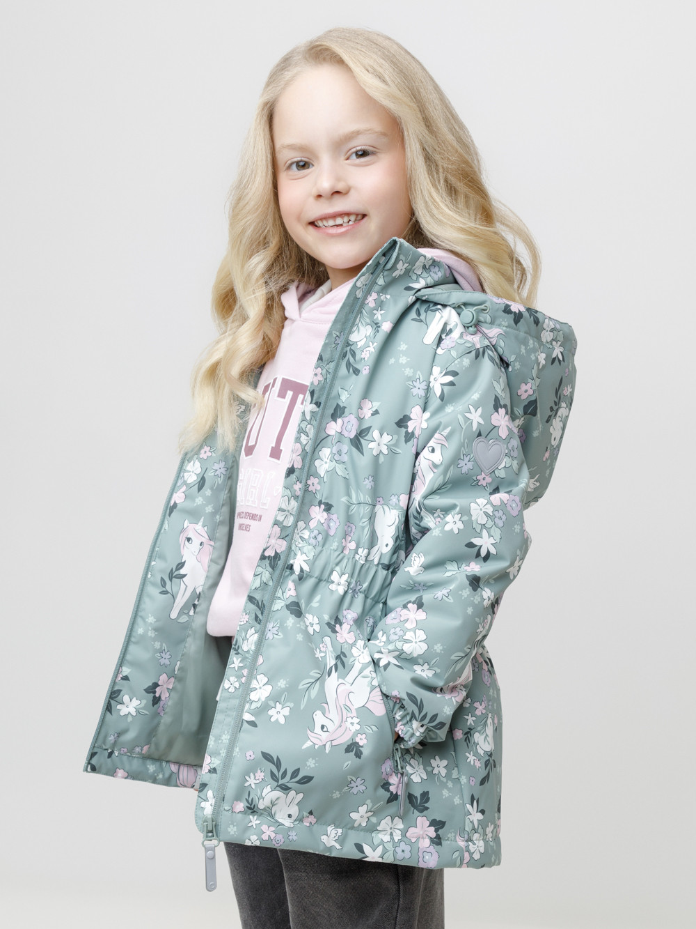 Куртка для девочки, артикул: ВК 32142/н/14 УЗГ, цвет: минт, фото 3
