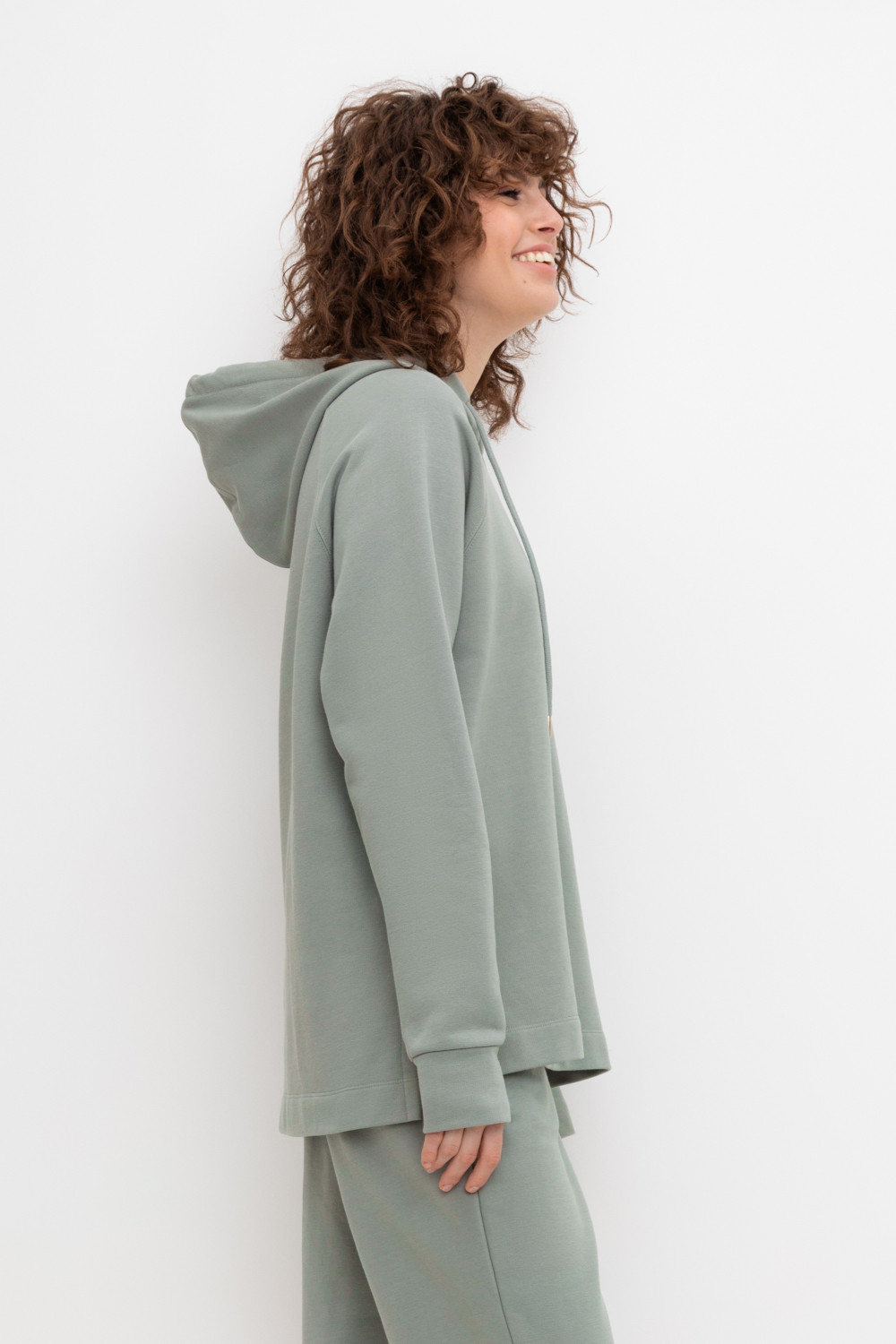 Толстовки женские для мам, артикул: ЕВТ 3160/24, цвет: зеленый, фото 3