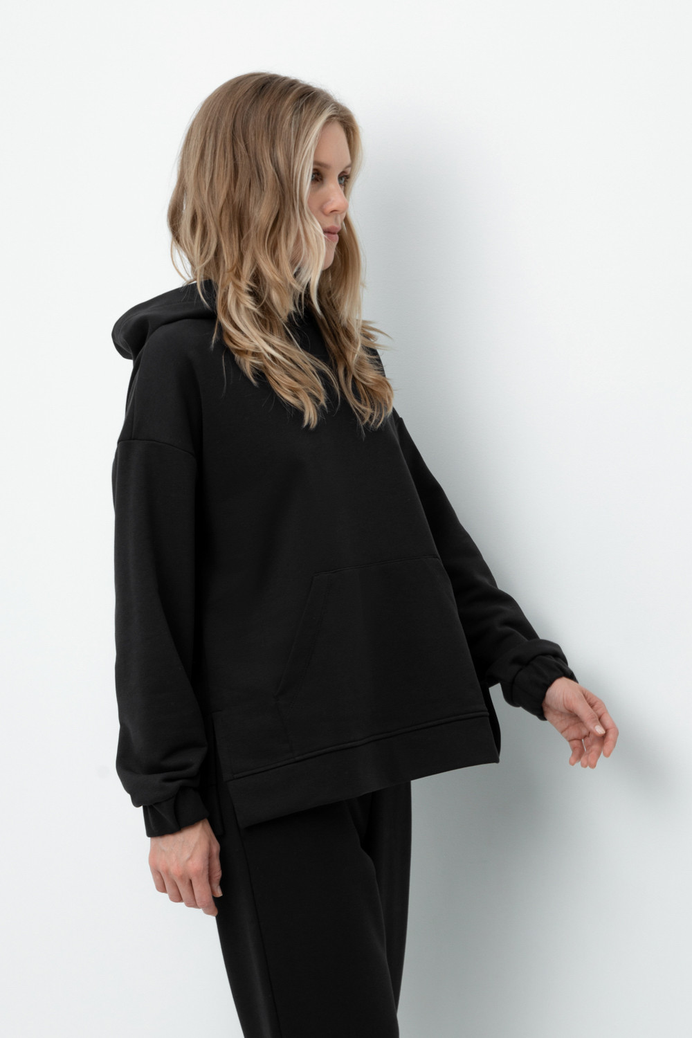 Толстовки женские для мам, артикул: ЕВТ 3235, цвет: черный3, фото 3