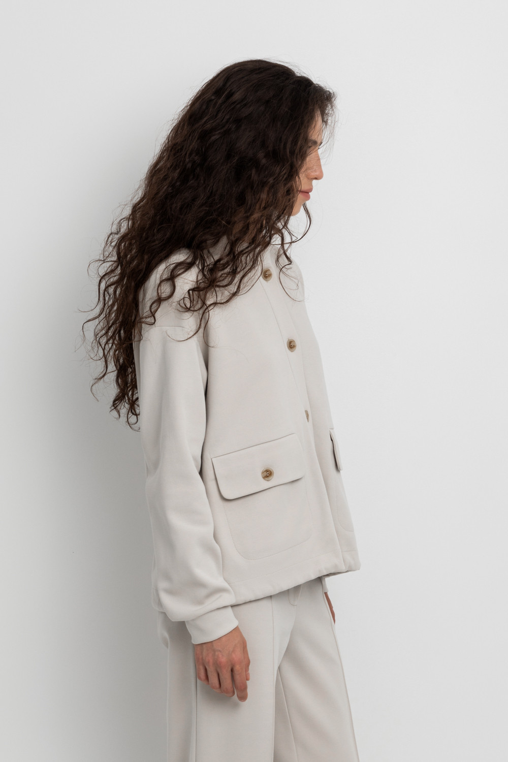 Жакеты, куртки женские для мам, артикул: ЕВТ 3199, цвет: бежевый, фото 3