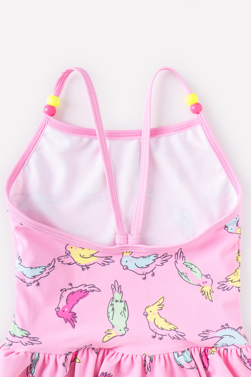 Купальник для девочки, артикул: ТК 16003/9н ХФ, цвет: розовый, фото 3