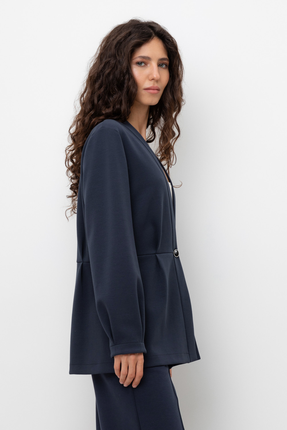 Жакеты, куртки женские для мам, артикул: ЕВТ 3294, цвет: синий, фото 3