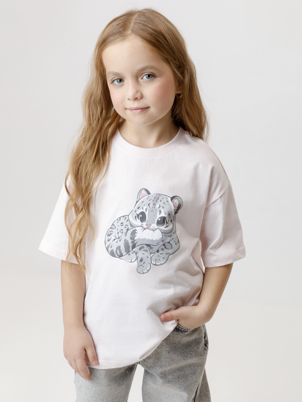 Футболка для девочки, артикул: КР 302871, цвет: розовый, фото 3