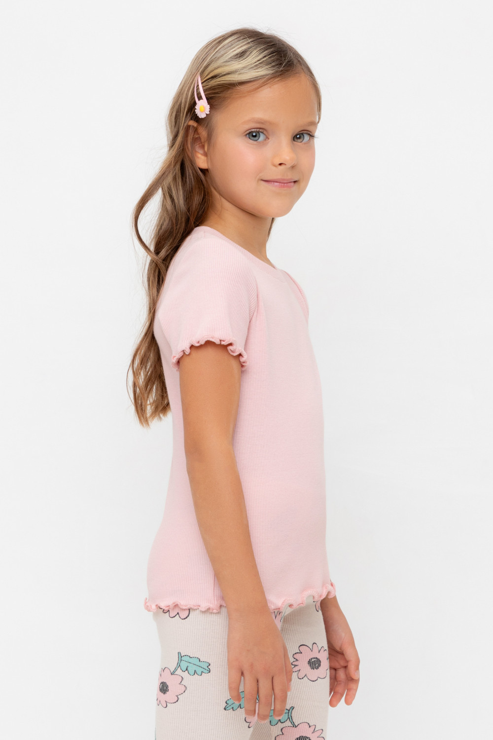 Футболка для девочки, артикул: КР 301989, цвет: розовый, фото 3