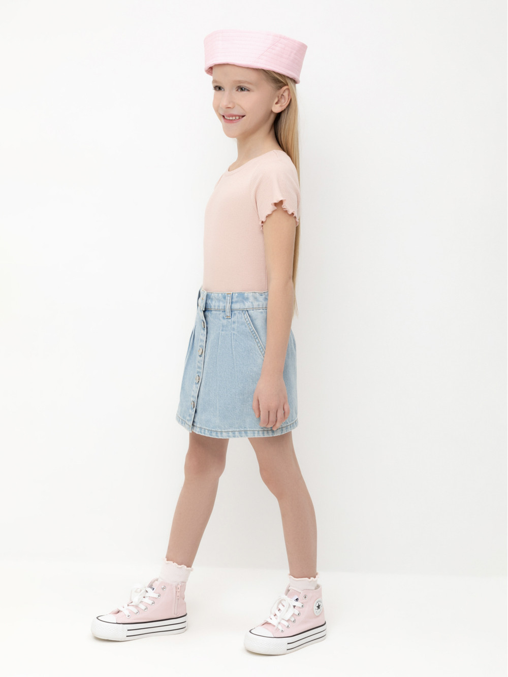 Футболка для девочки, артикул: КР 301989, цвет: розовый, фото 3