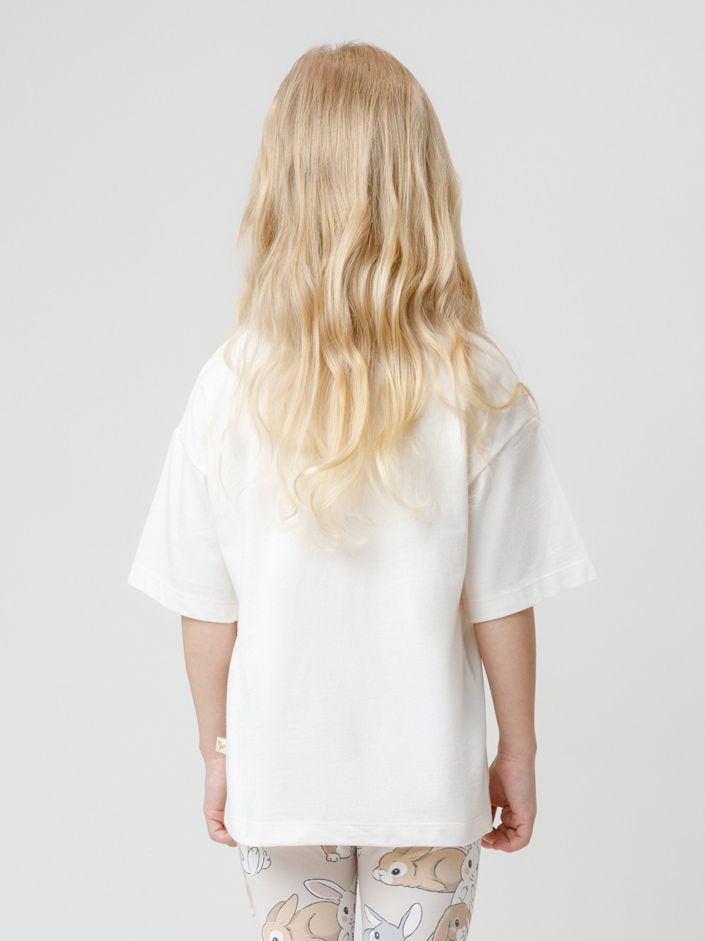 Футболка для девочки, артикул: КР 302902, цвет: сахар, фото 4