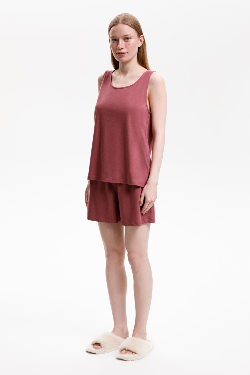 Комплекты для дома для мам, артикул: Е 20154, цвет: бордовый, фото 4