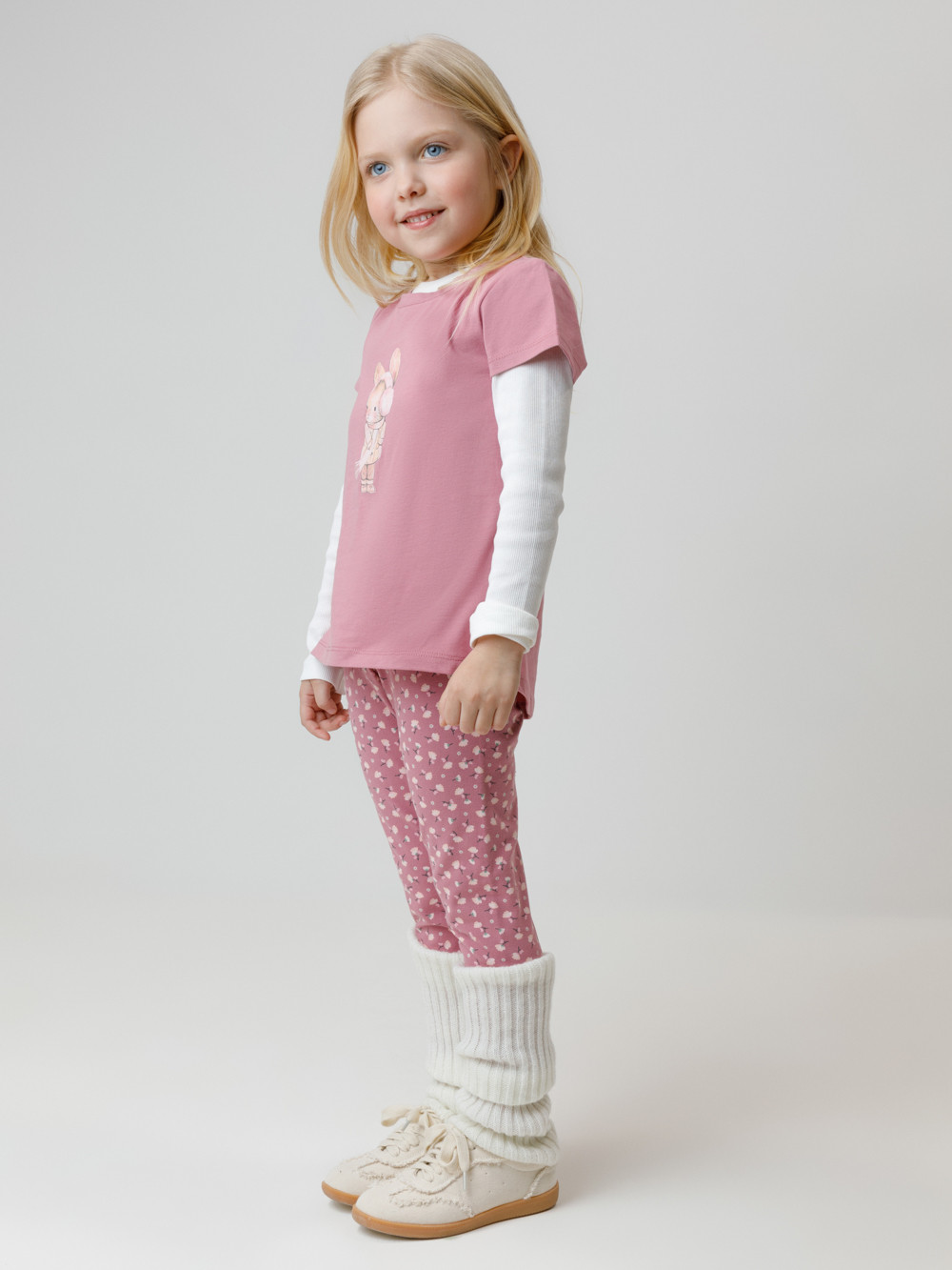 Футболка для девочки, артикул: КР 302875, цвет: розовый, фото 4