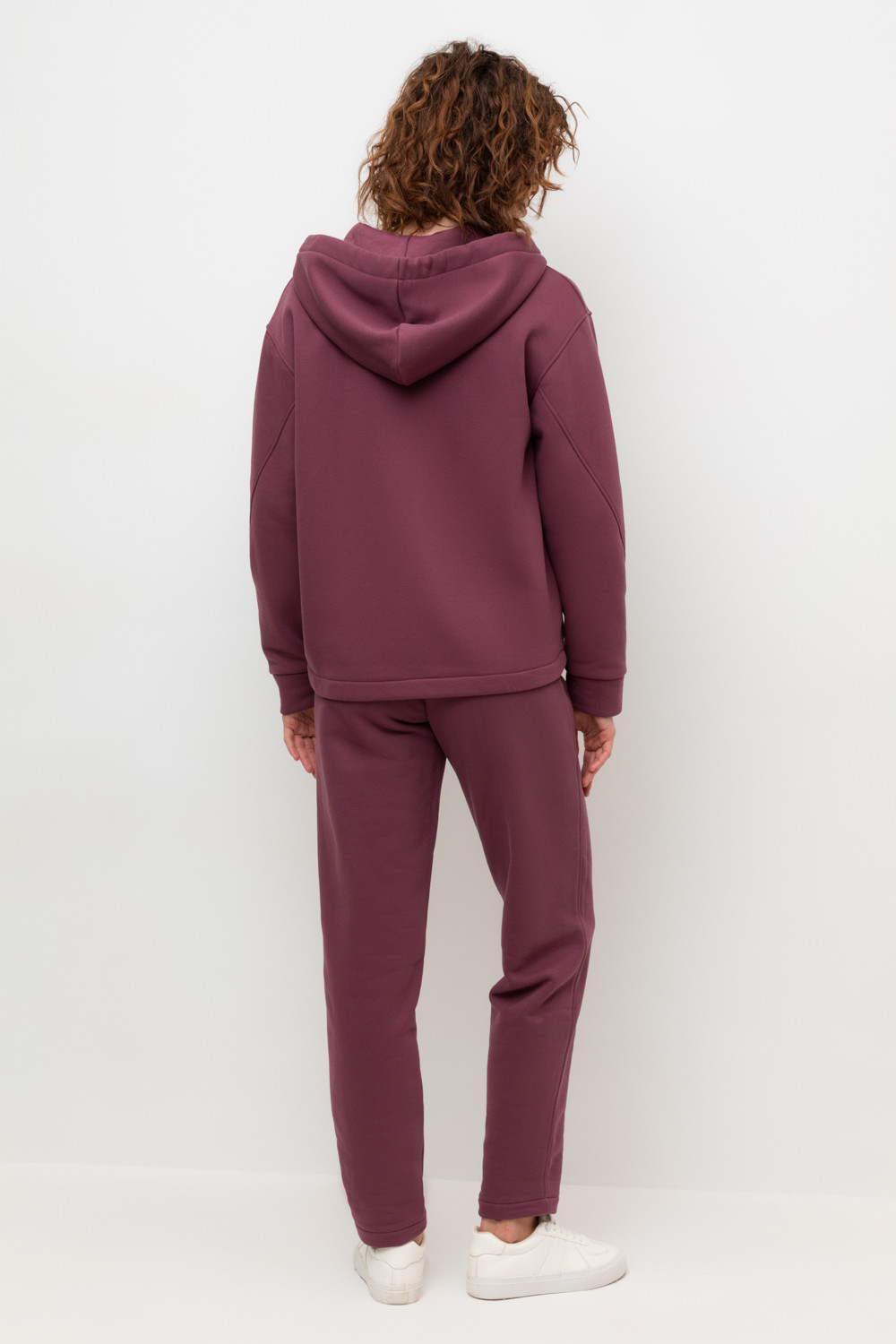 Брюки женские для мам, артикул: ЕВТ 4043/24, цвет: бордовый, фото 4