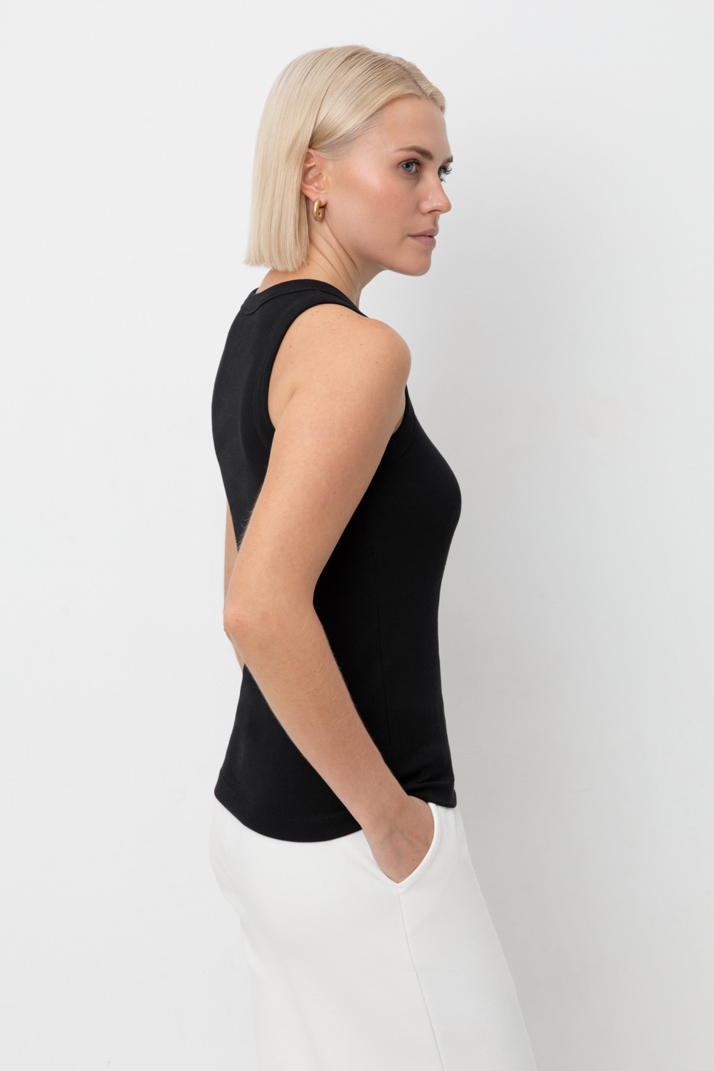 Майки женские для мам, артикул: ЕВТ 3296, цвет: черный3, фото 4