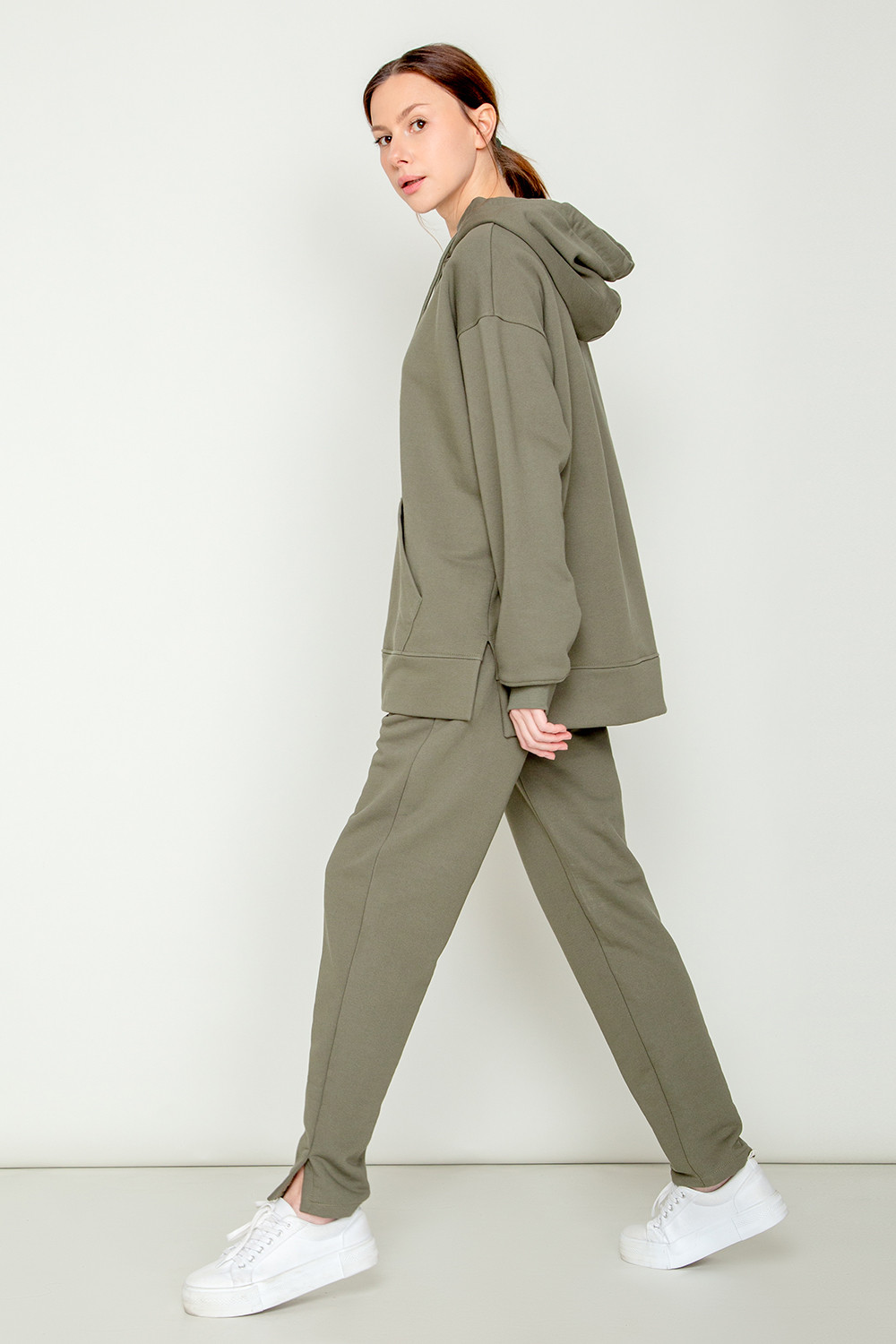 Толстовки женские для мам, артикул: ЕВТ 3119/24, цвет: зеленый, фото 4