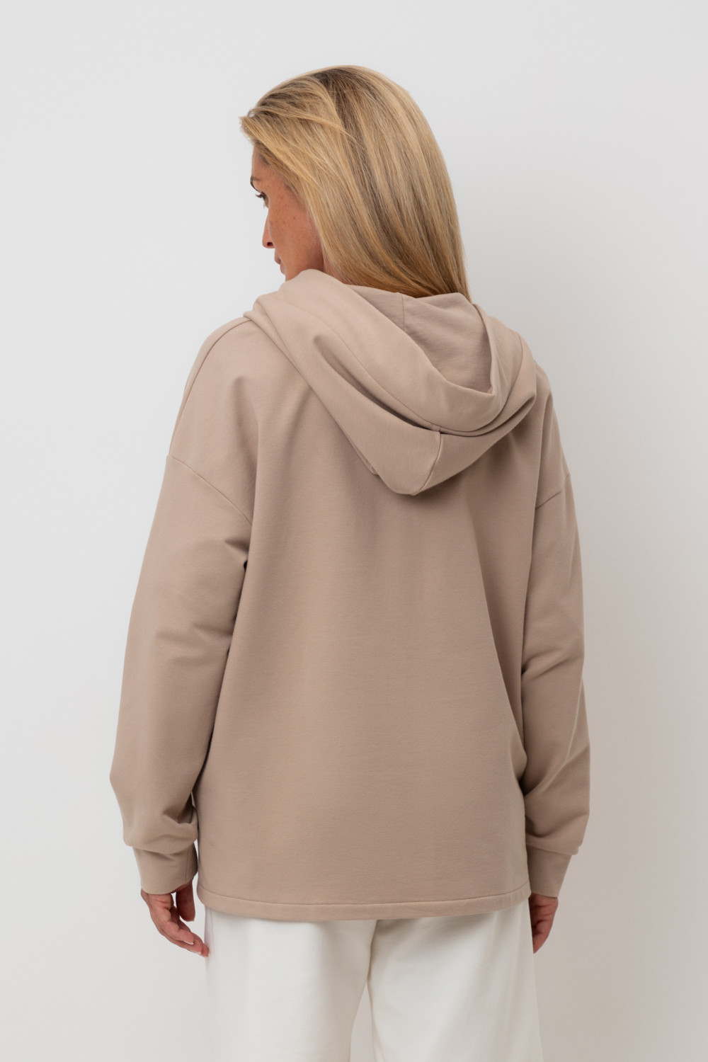 Толстовки женские для мам, артикул: ЕВТ 3302, цвет: бежевый, фото 4