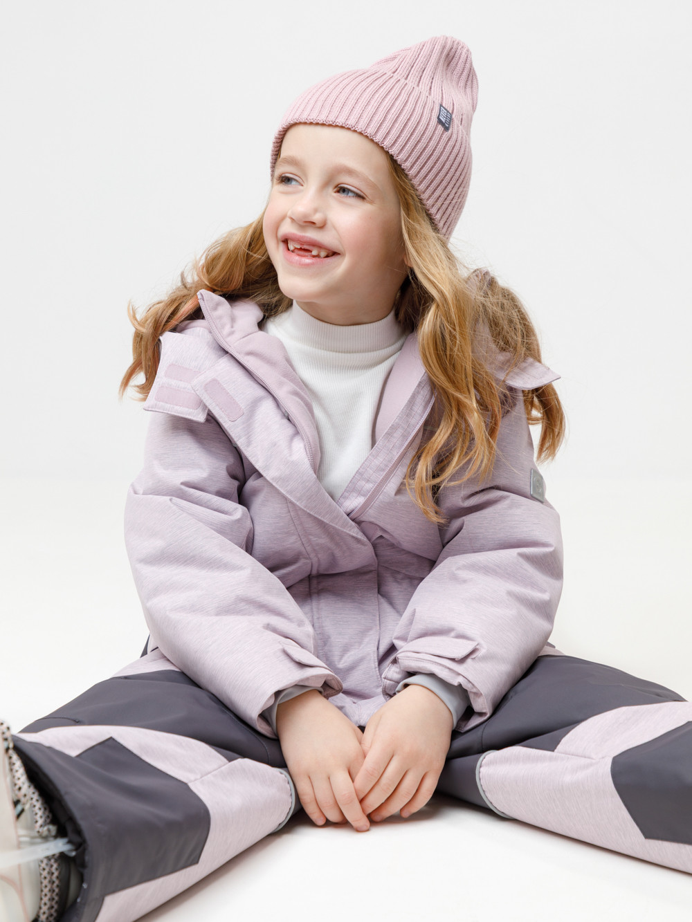 Комбинезоны утепленные для девочки, артикул: ВК 60129/1 ГР (128-158), цвет: розовый, фото 4