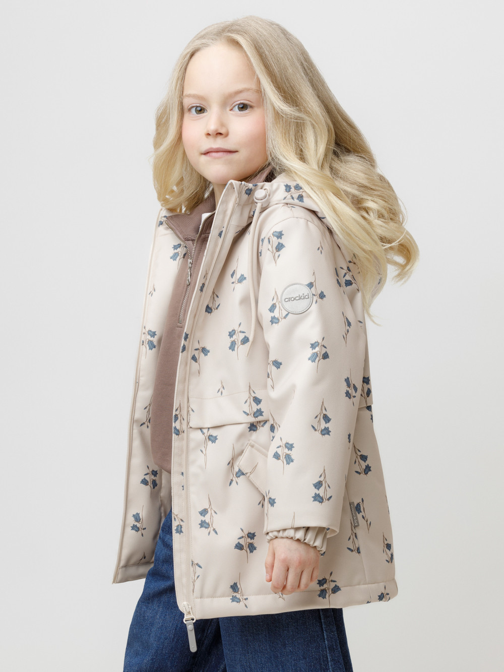 Куртка для девочки, артикул: ВК 32180/н/3 УЗГ, цвет: сахар, фото 4