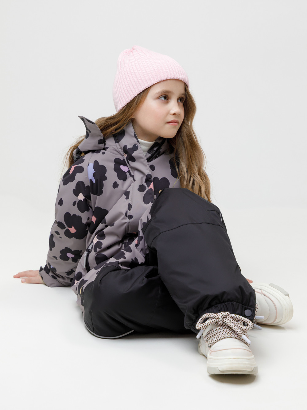 Комбинезоны утепленные для девочки, артикул: ВК 60127/н/2 УЗГ, цвет: розовый, фото 4