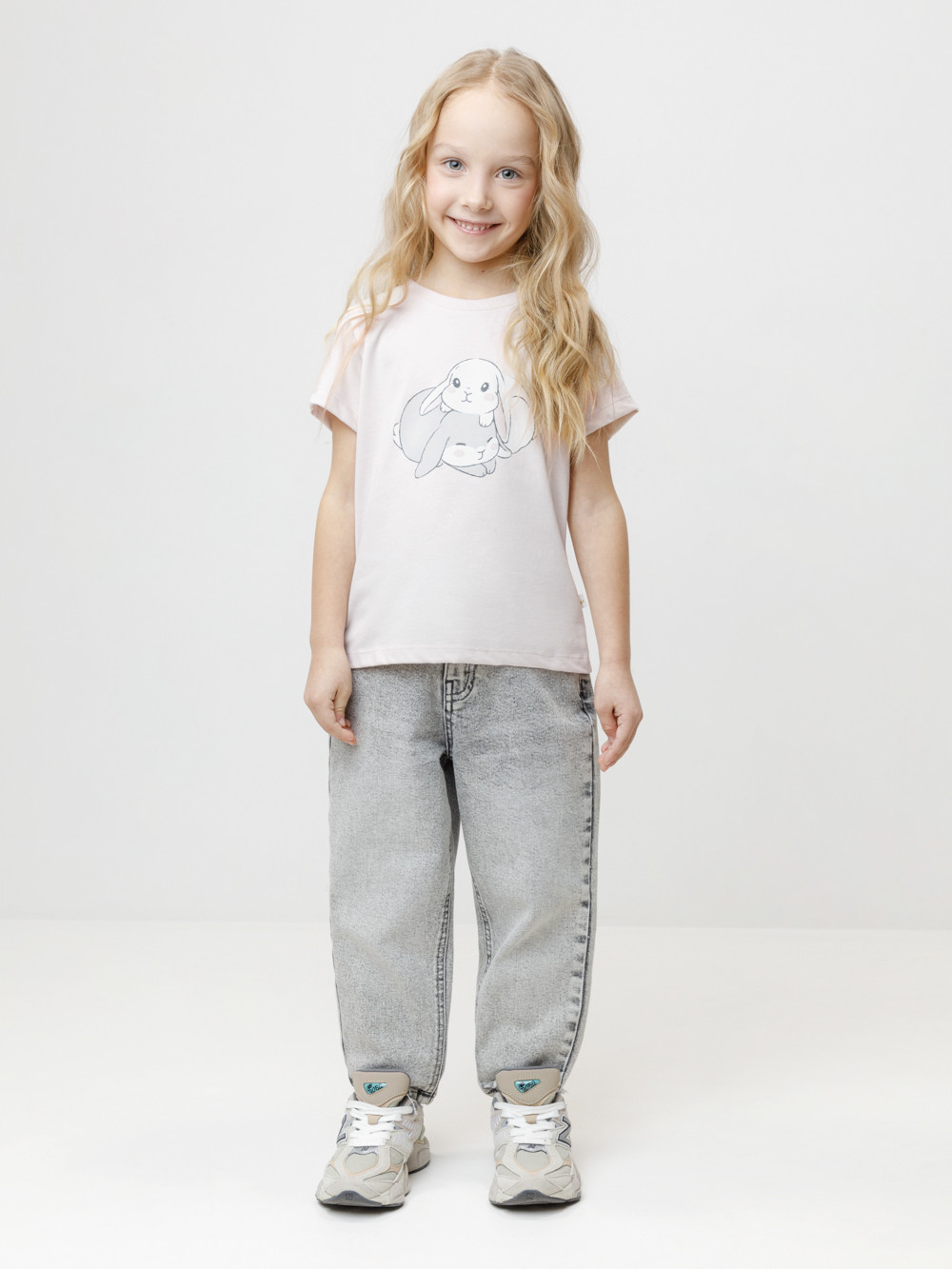 Футболка для девочки, артикул: КР 302865, цвет: бежевый, фото 4