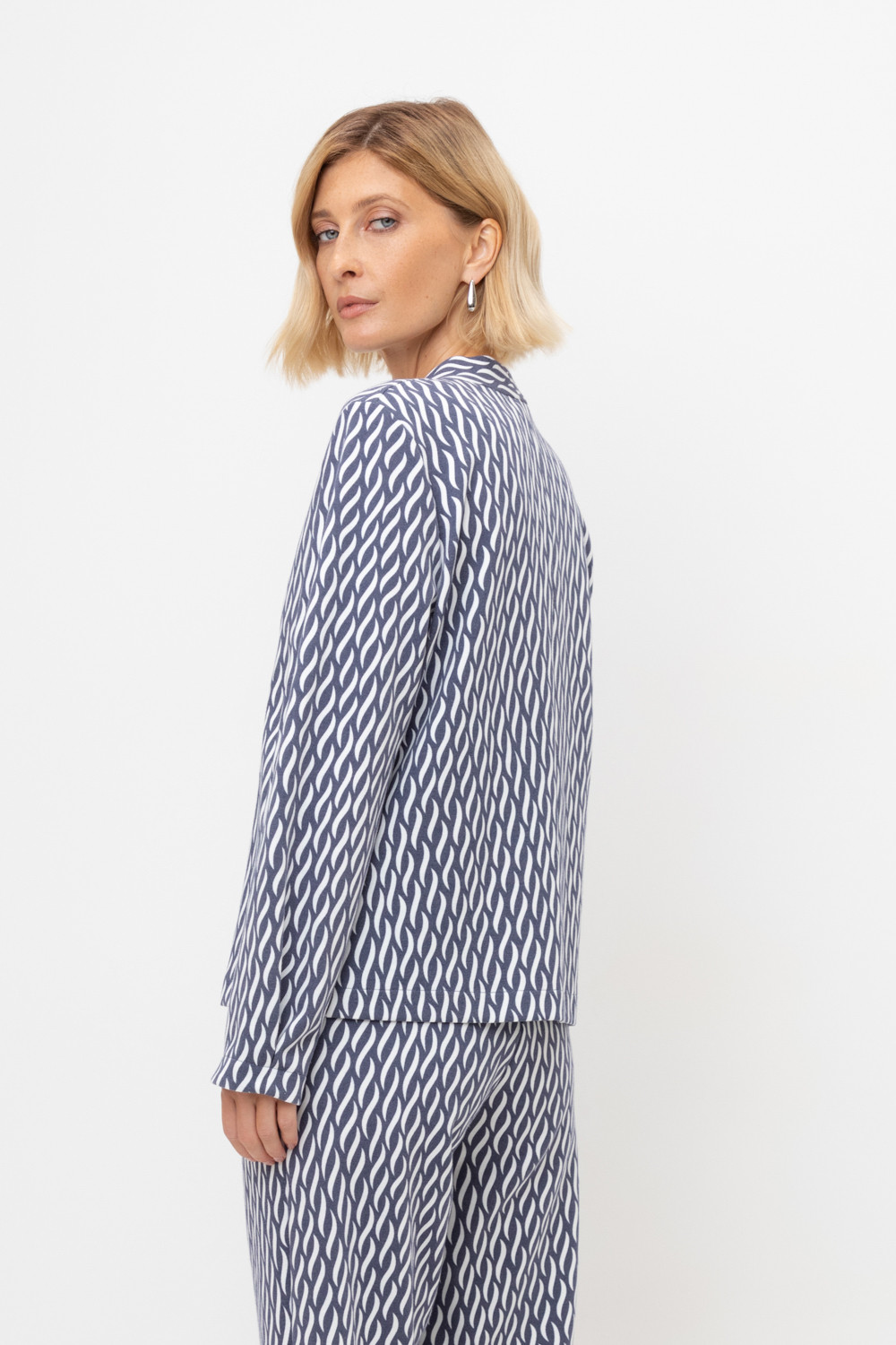 Жакеты, куртки женские для мам, артикул: ЕВТ 3284, цвет: синий, фото 4