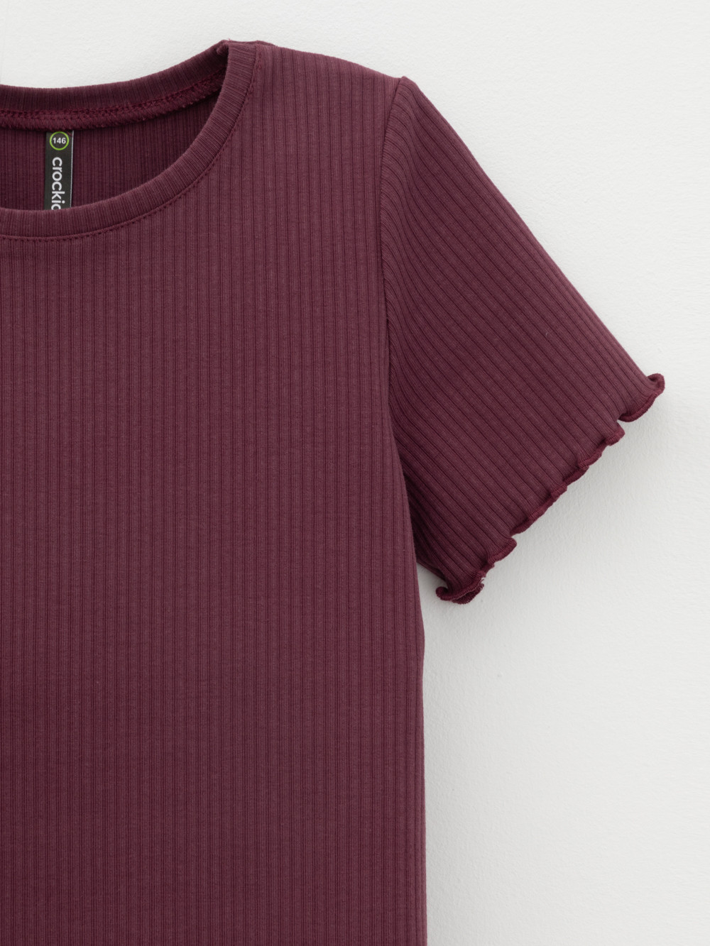 Футболка для девочки, артикул: КР 302868, цвет: бордовый, фото 5