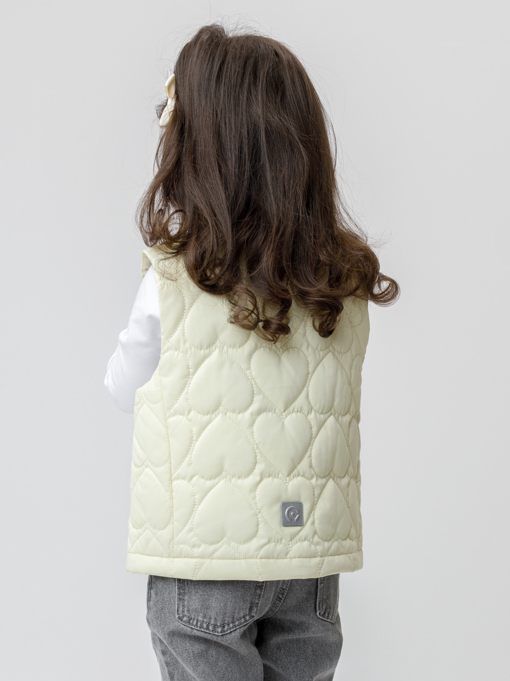 Жилет для девочки, артикул: ВК 35020/2 ГР, цвет: желтый, фото 5