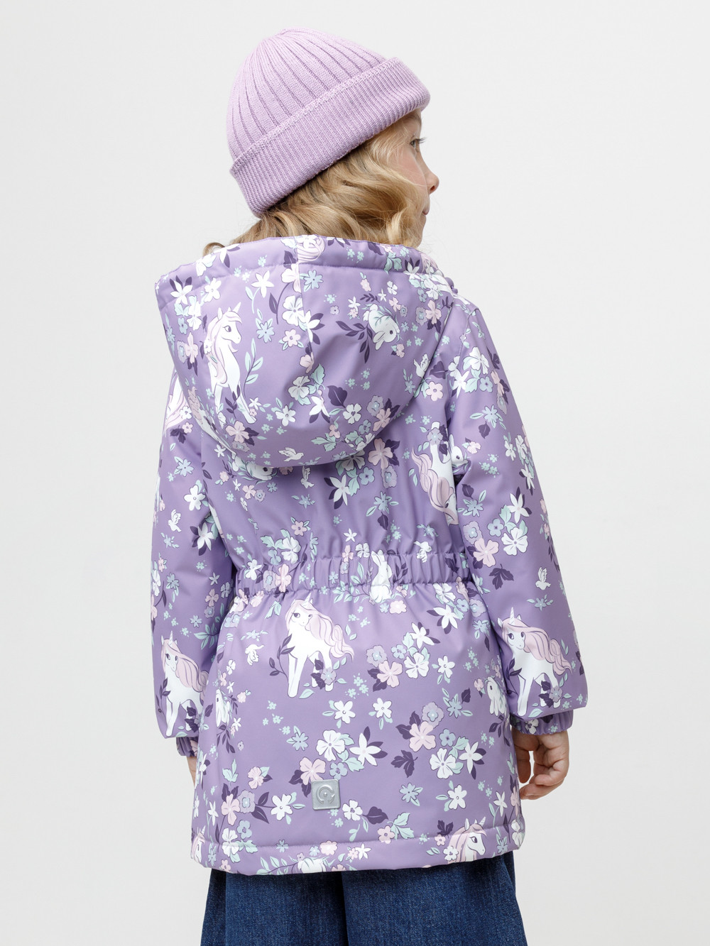 Куртка для девочки, артикул: ВК 32142/н/15 УЗГ, цвет: фиолетовый, фото 5