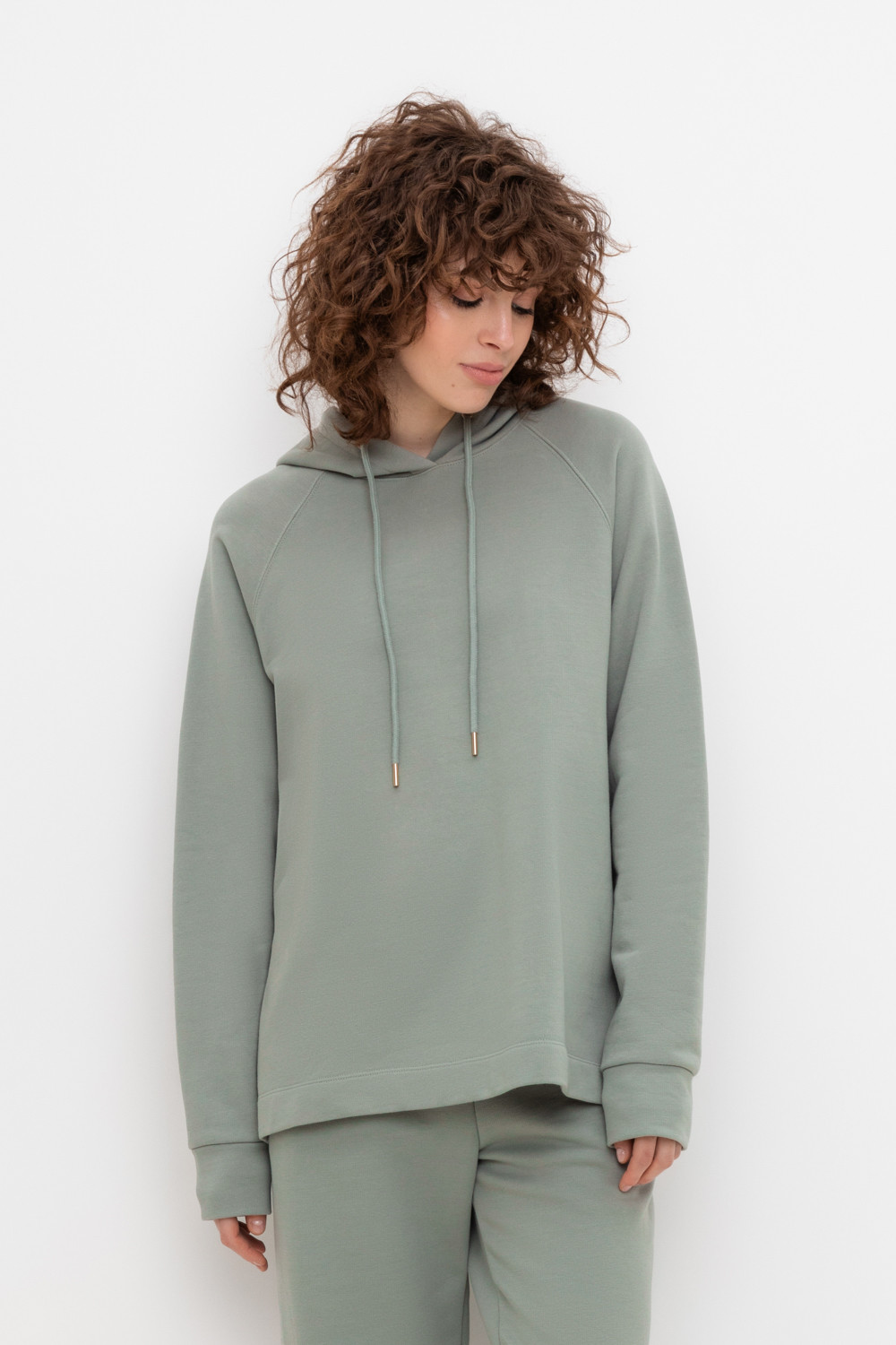 Толстовки женские для мам, артикул: ЕВТ 3160/24, цвет: зеленый, фото 5