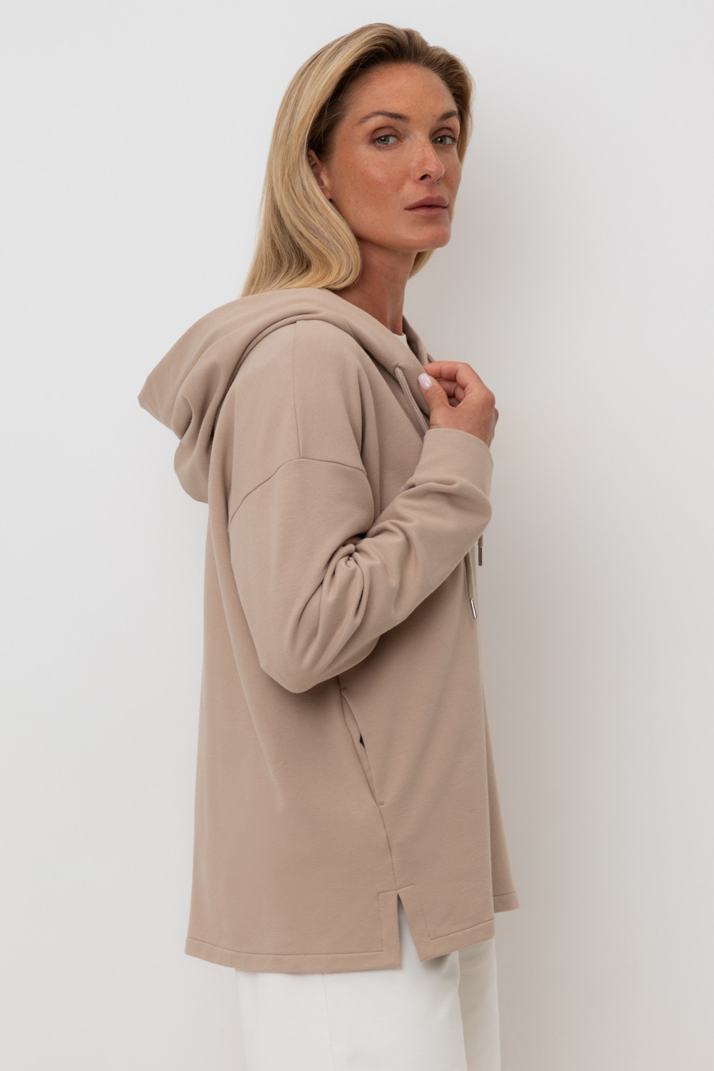 Толстовки женские для мам, артикул: ЕВТ 3302, цвет: бежевый, фото 5