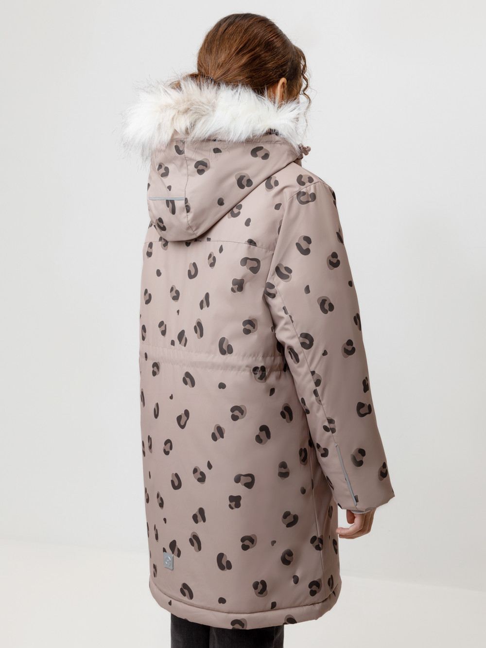 Пальто для девочки, артикул: ВК 38123/н/1 ГР, цвет: кофейный, фото 5