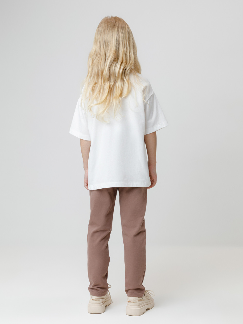Футболка для девочки, артикул: КР 302819, цвет: сахар, фото 5