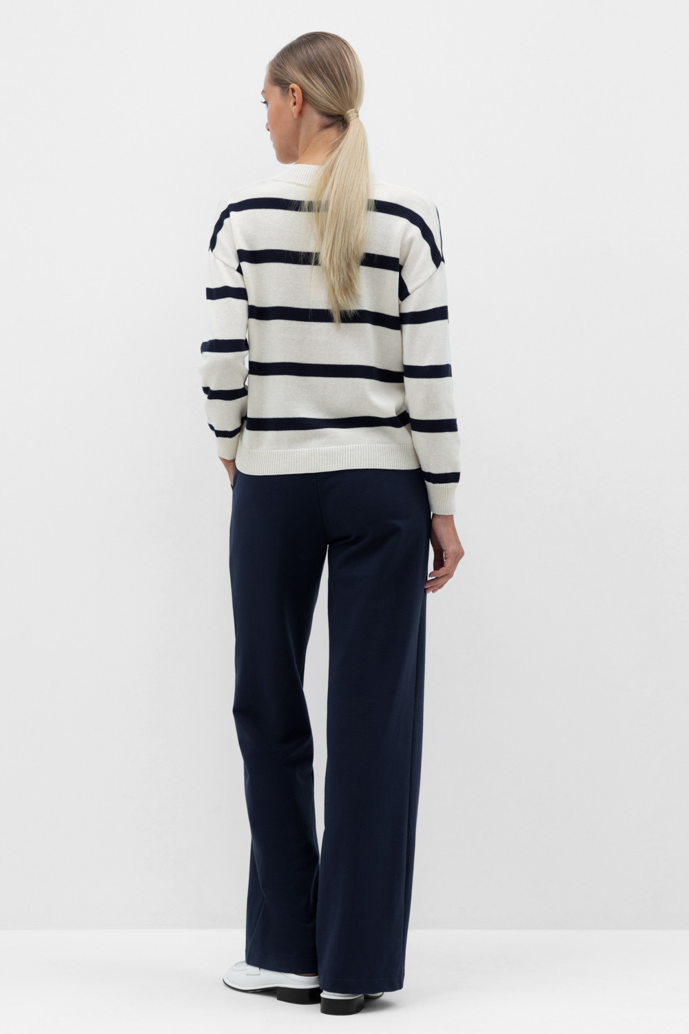 Брюки женские для мам, артикул: ЕВТ 4039/24, цвет: синий, фото 5