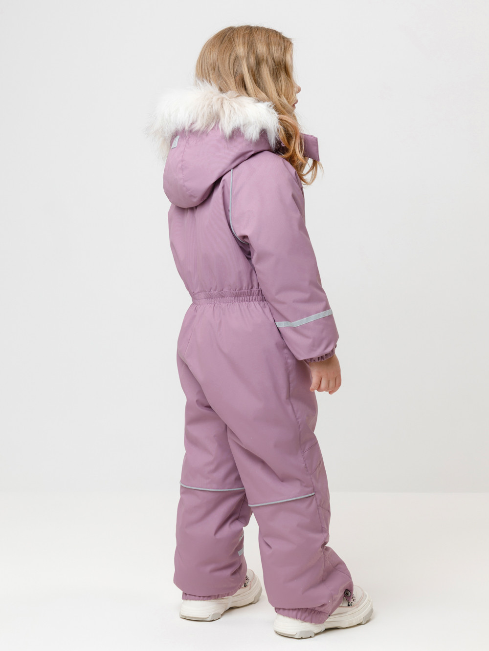 Комбинезоны утепленные для девочки, артикул: ВК 60102/10 ГР (98-122), цвет: бордовый, фото 5