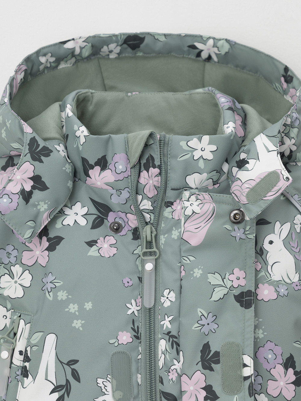 Комбинезоны утепленные для девочки, артикул: ВК 60085/н/72 Ал, цвет: минт, фото 6