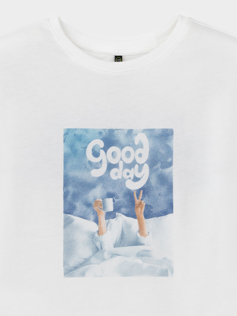 Футболка для девочки, артикул: КР 302887, цвет: сахар, фото 6