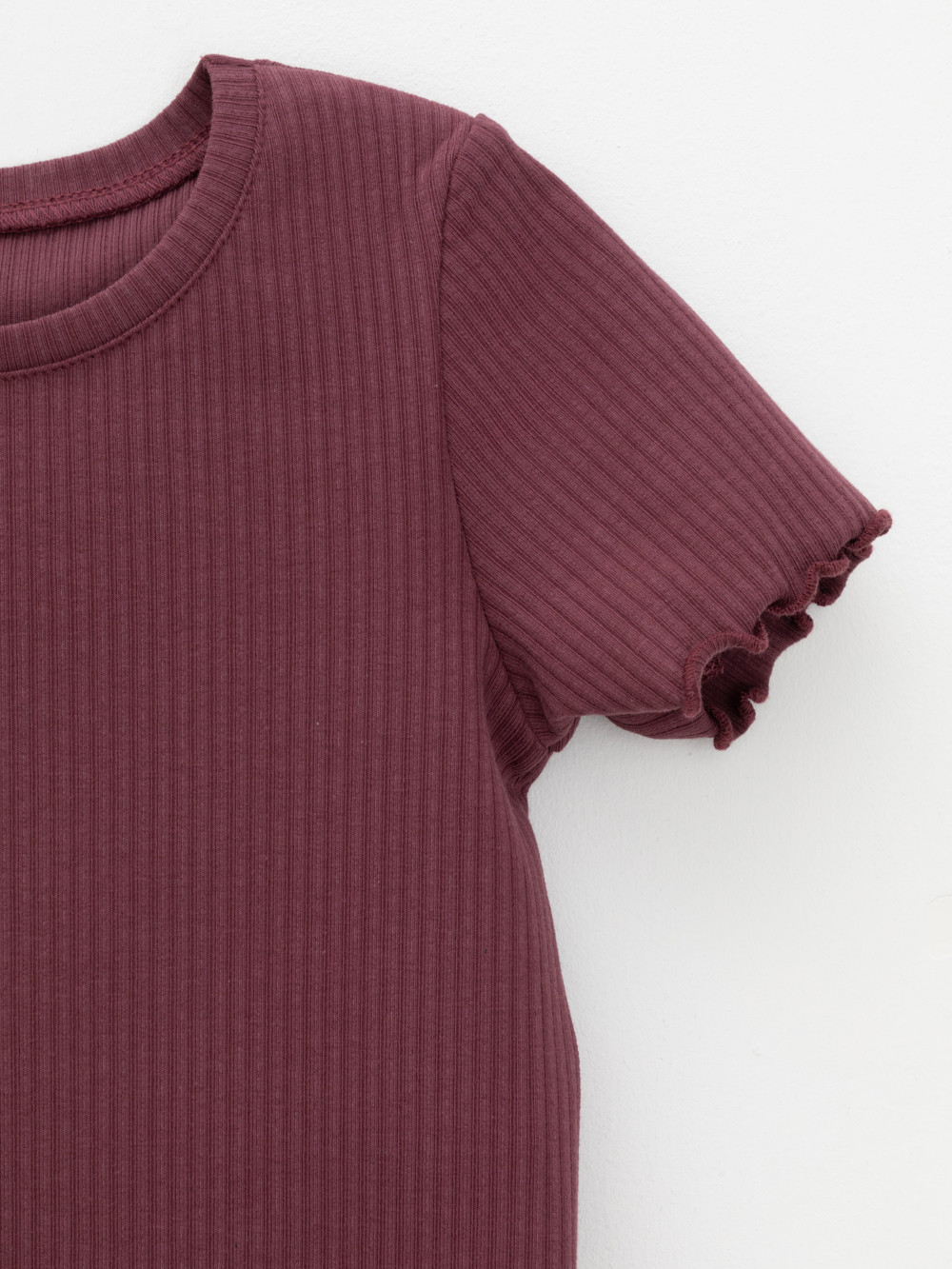 Футболка для девочки, артикул: КР 302868, цвет: бордовый, фото 6