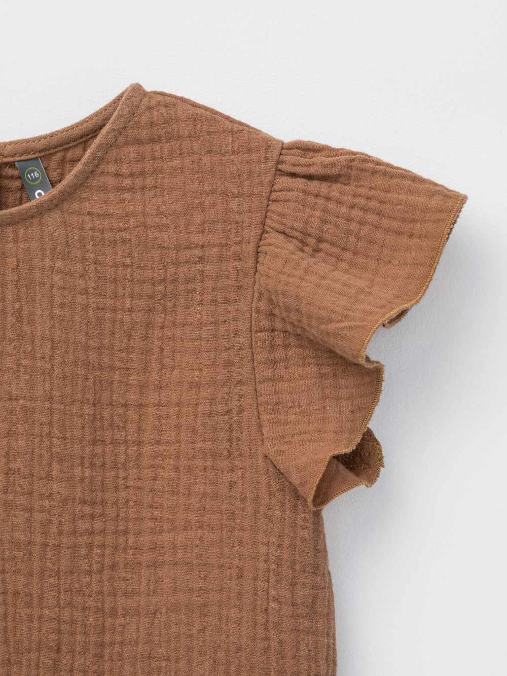 Футболка для девочки, артикул: ТК 30003, цвет: коричневый, фото 6